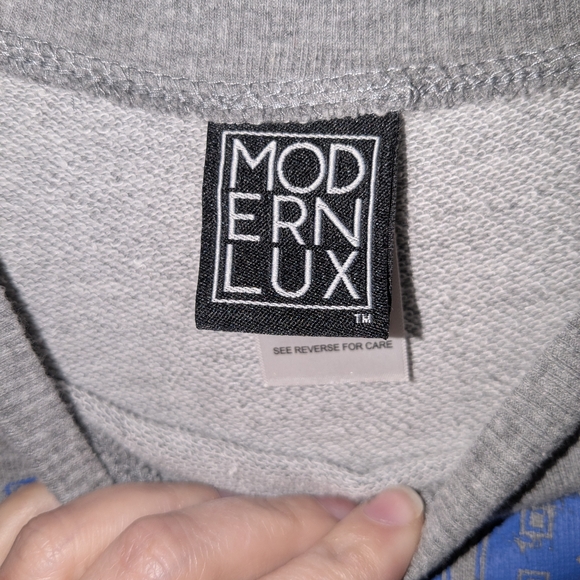 Modern Lux Heather Gray Sweatshirt - Picture 2 of 3